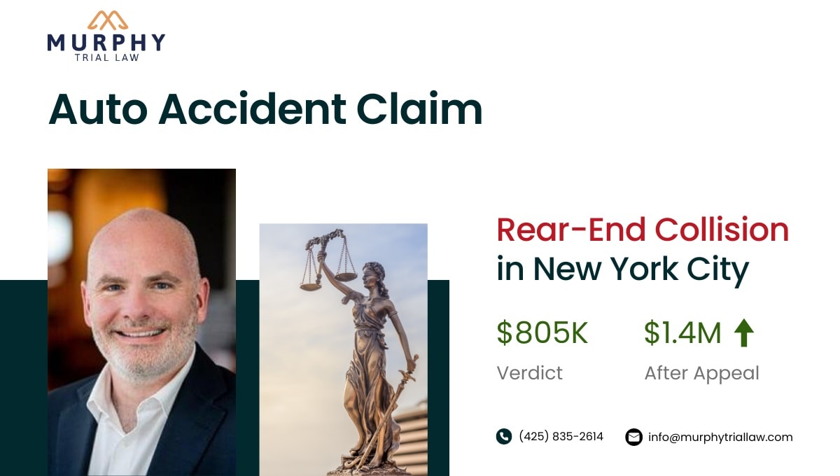 rear end collision case in new york city