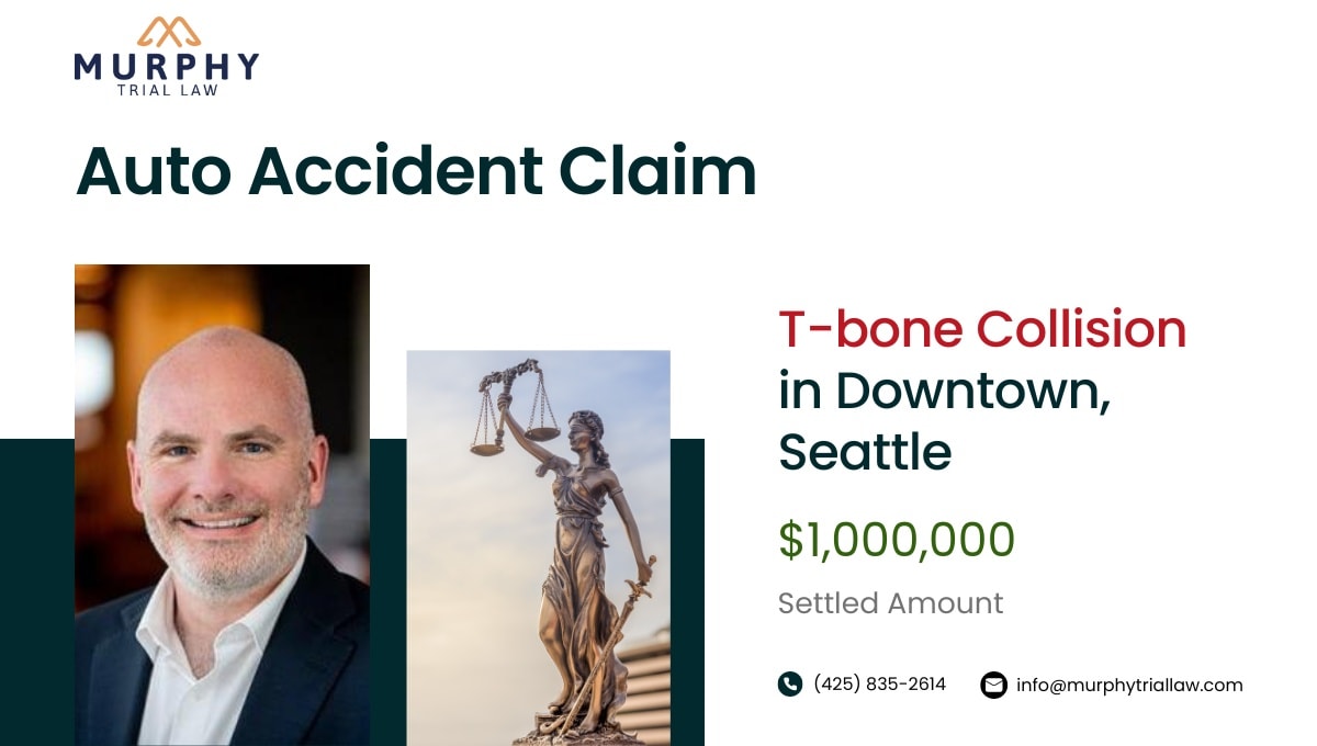 t bone collision case in downtown seattle
