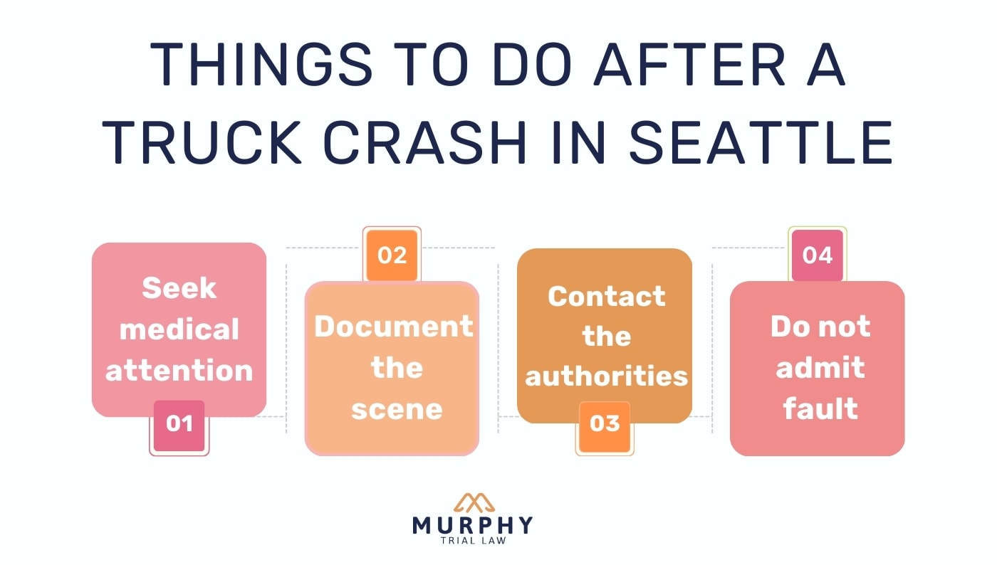 what to do after truck crash in seattle