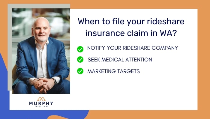 when to file your rideshare insurance claim in WA